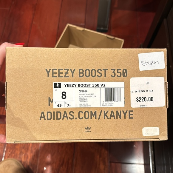 Yeezys Zebra snickers authentic Size 8 includes box - Picture 10 of 10